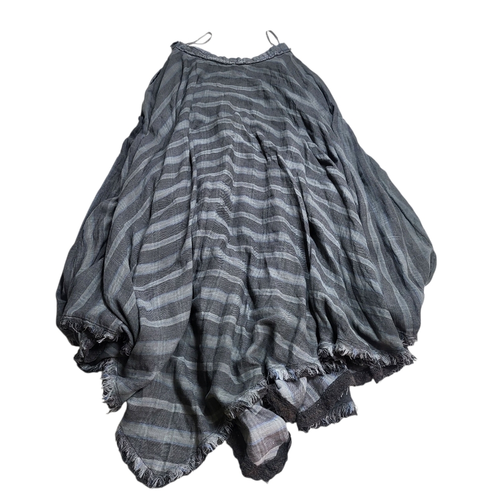 Free People asymmetrical long beautiful bohemian skirt with pockets - Picture 4 of 14